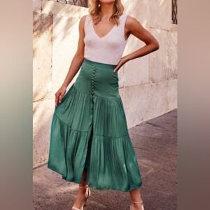 Ever New Tiered Maxi Skirt